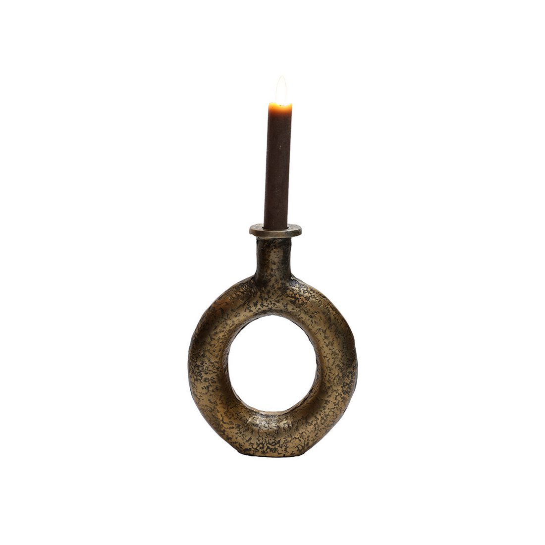 Kaarsenhouder - Rocha aged brass