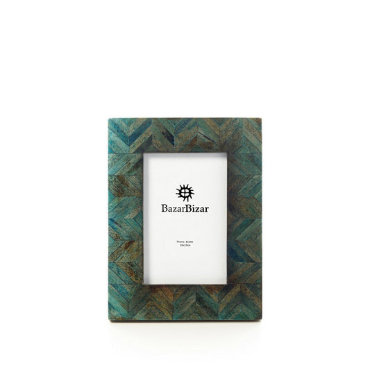 Het Drift Bleu-mozaïekframe - 10x15