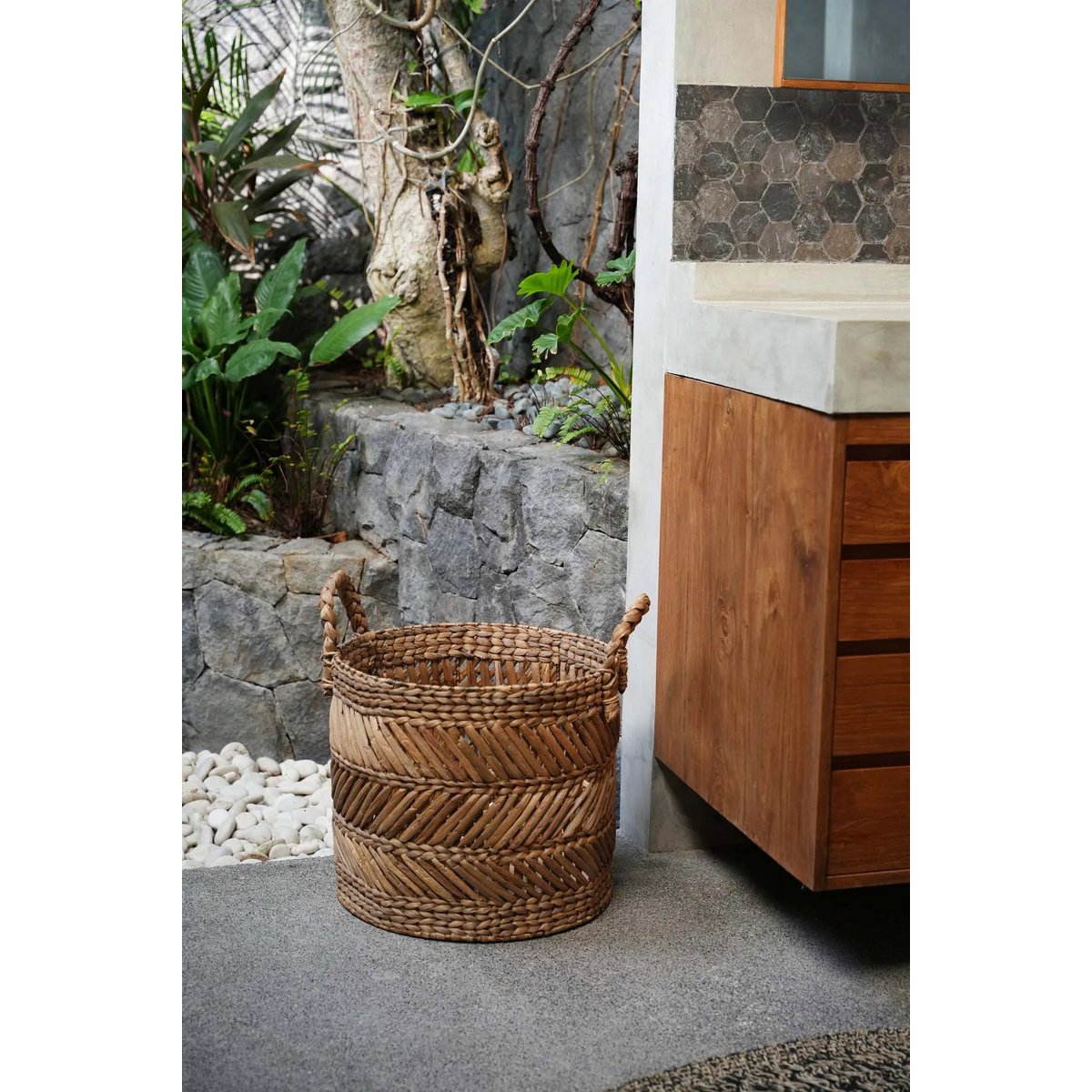 De bananenzigzagmand - L