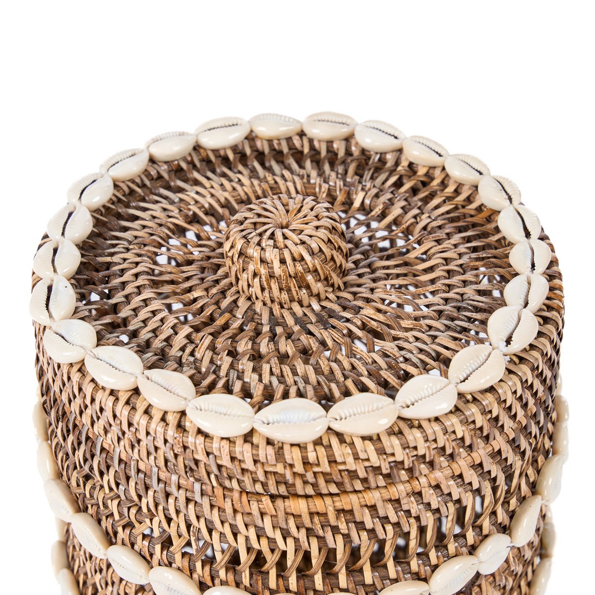 De Shell Opbergbak - Natuurlijk Bruin