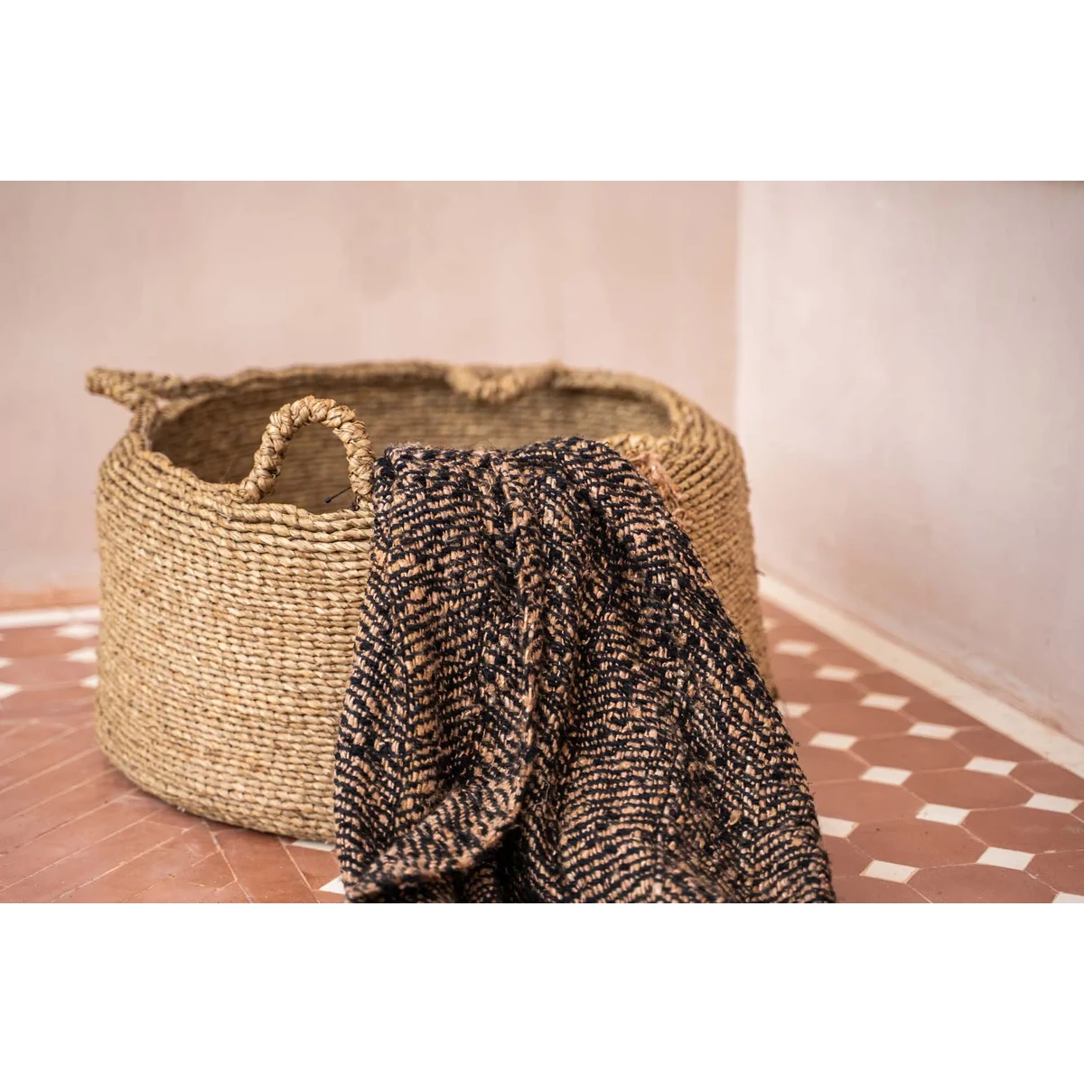 Les Quatre Mains Baskets - Naturel - L.