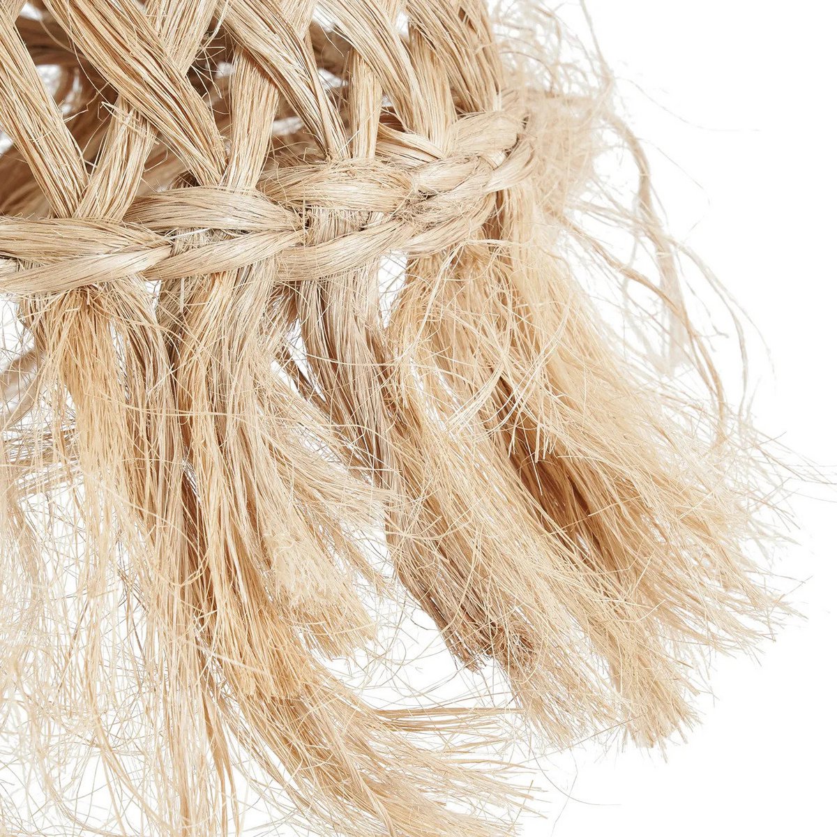De Abaca Jelly Fish-hanger - Naturel - S