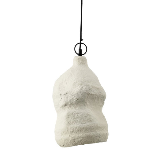 minimalistische witte hanglamp