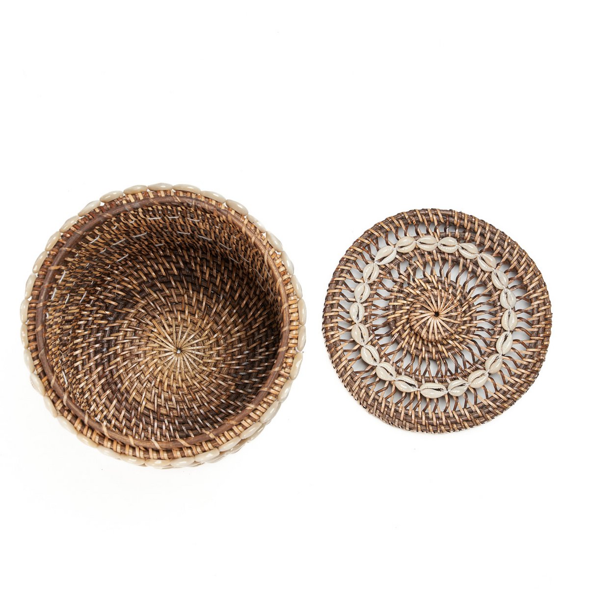 De Shell Opbergbak - Natuurlijk Bruin