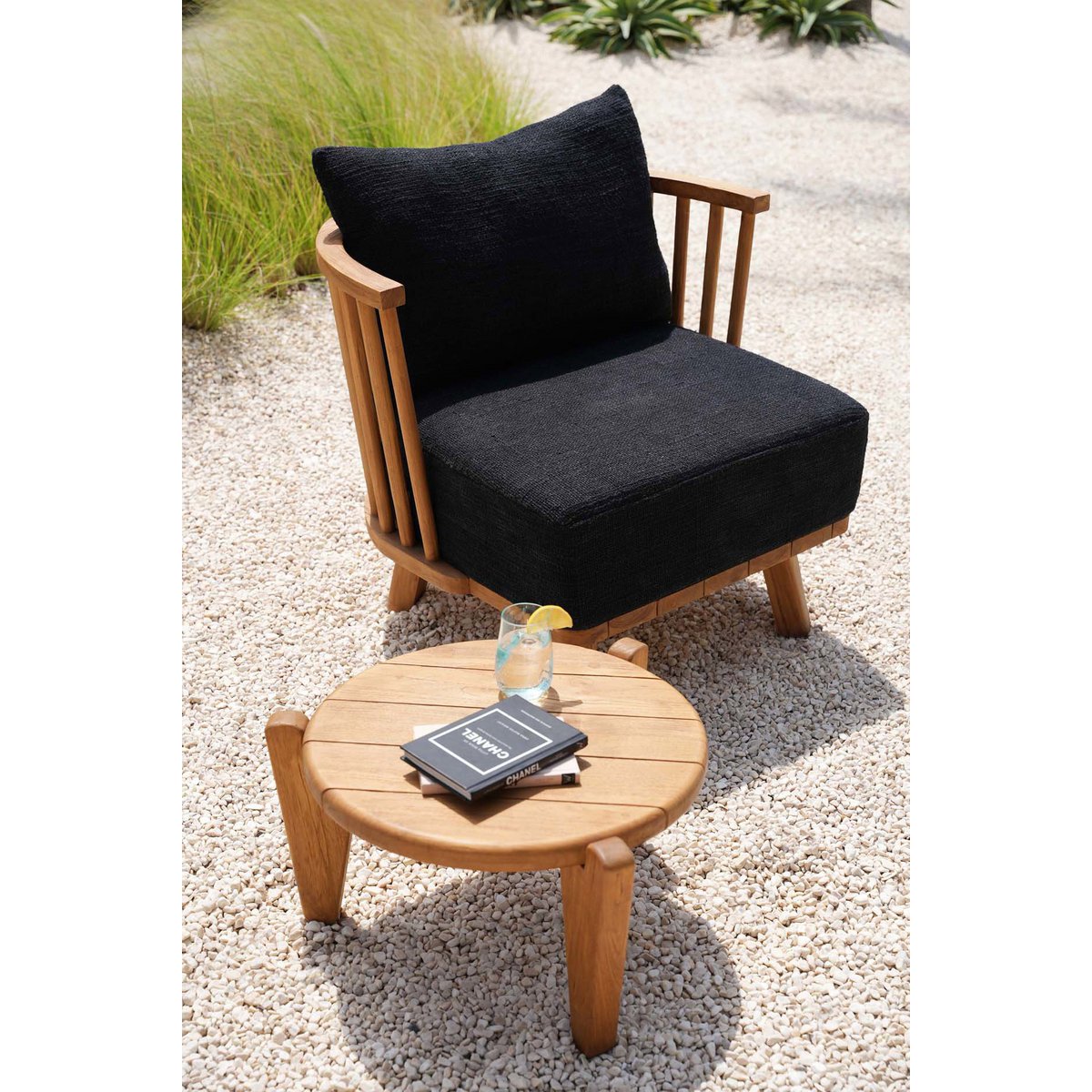 De Malawi Eenzitsbank - Natuurlijk Zwart