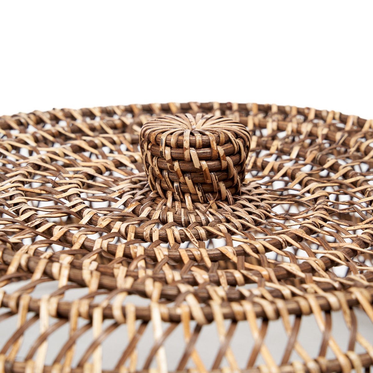 The Rattan Food Cover - Natural Brown - M