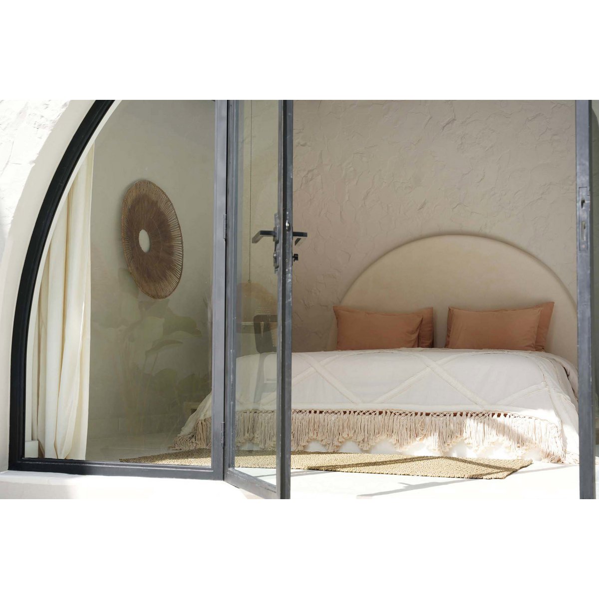 De Berber Bedsprei - Naturel