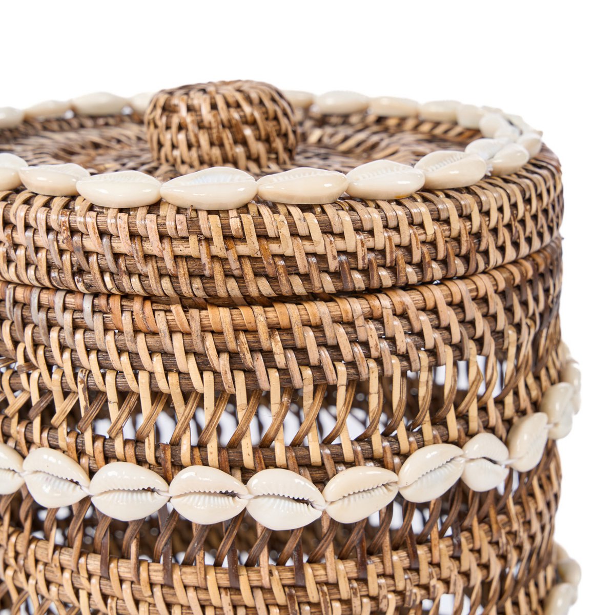 De Shell Opbergbak - Natuurlijk Bruin