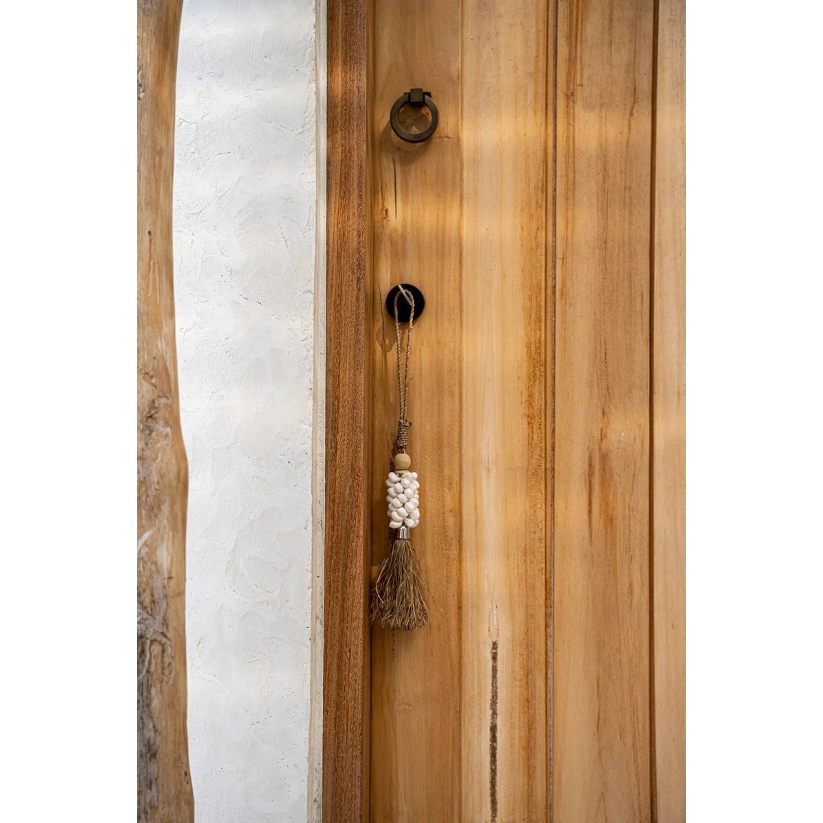 De kauri en raffia kwast - natuurlijk