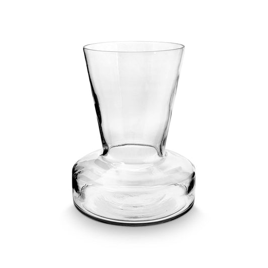 Vase Glass Clear Trumpet Small 16x19cm