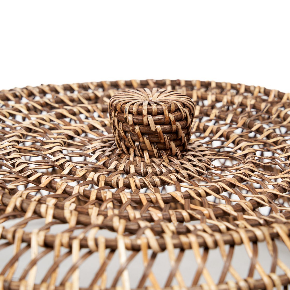 The Rattan Food Cover - Natural Brown - M