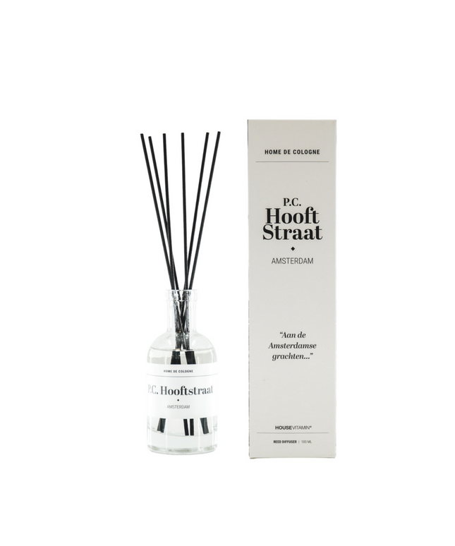 Reed Diffuser - PC Hooftstraat Amsterdam - Patchouli - 100ml