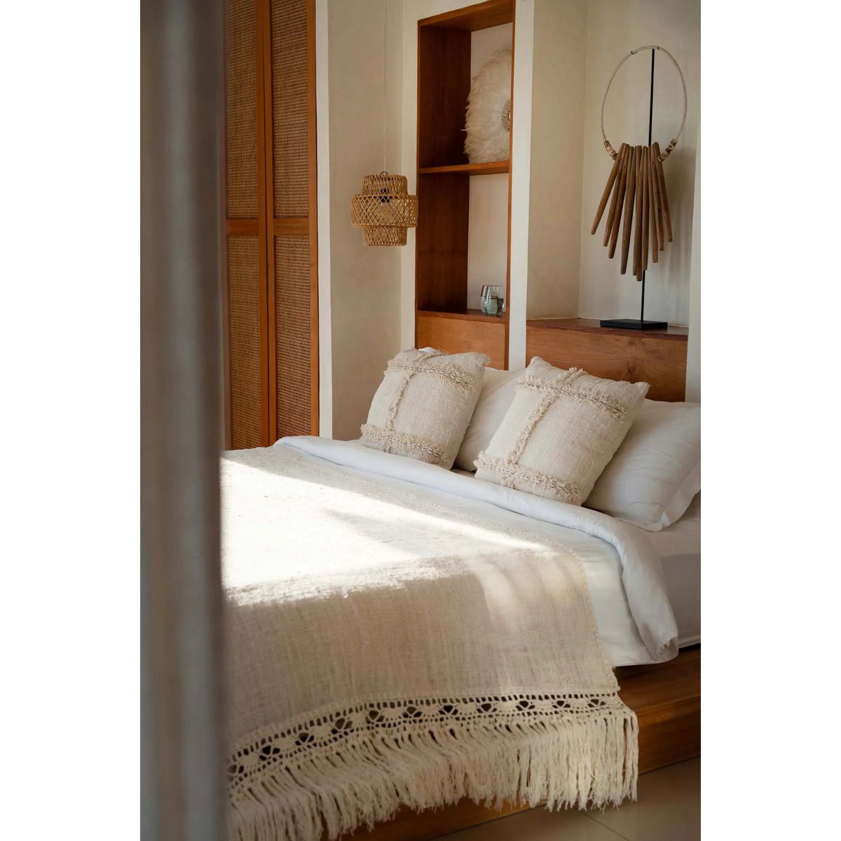 De Houten Stokjes op Standaard - Naturel