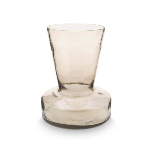 Vase Glass Mirre Sand Trumpet Small 16x19cm