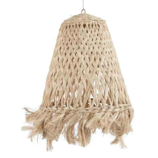 De Abaca Jelly Fish-hanger - Naturel - L