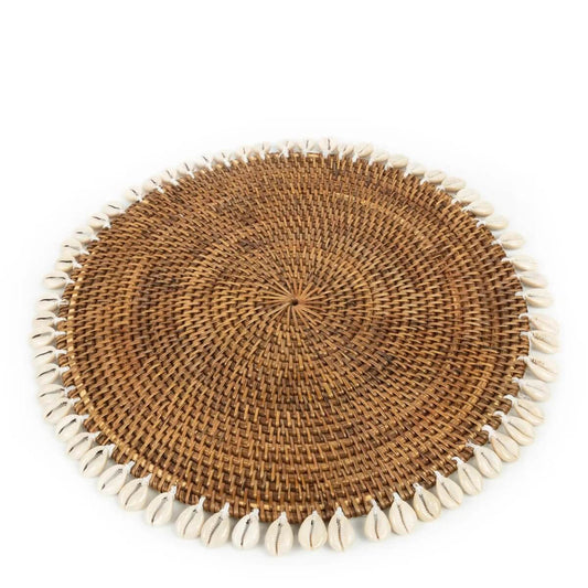 The Colonial Shell Placemat - Natuurlijk bruin
