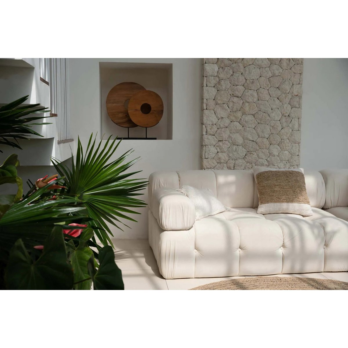 De Teakschijf op Standaard - L