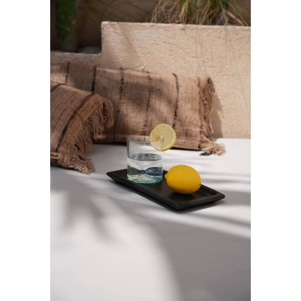 The Burned Sushi Bord - Zwart - L