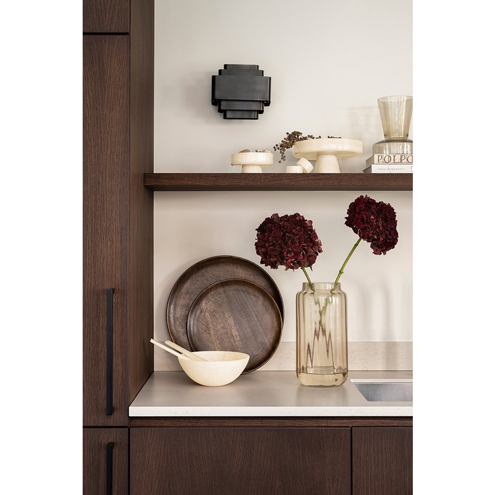 Bowl Round Resin Pearl 23x9cm