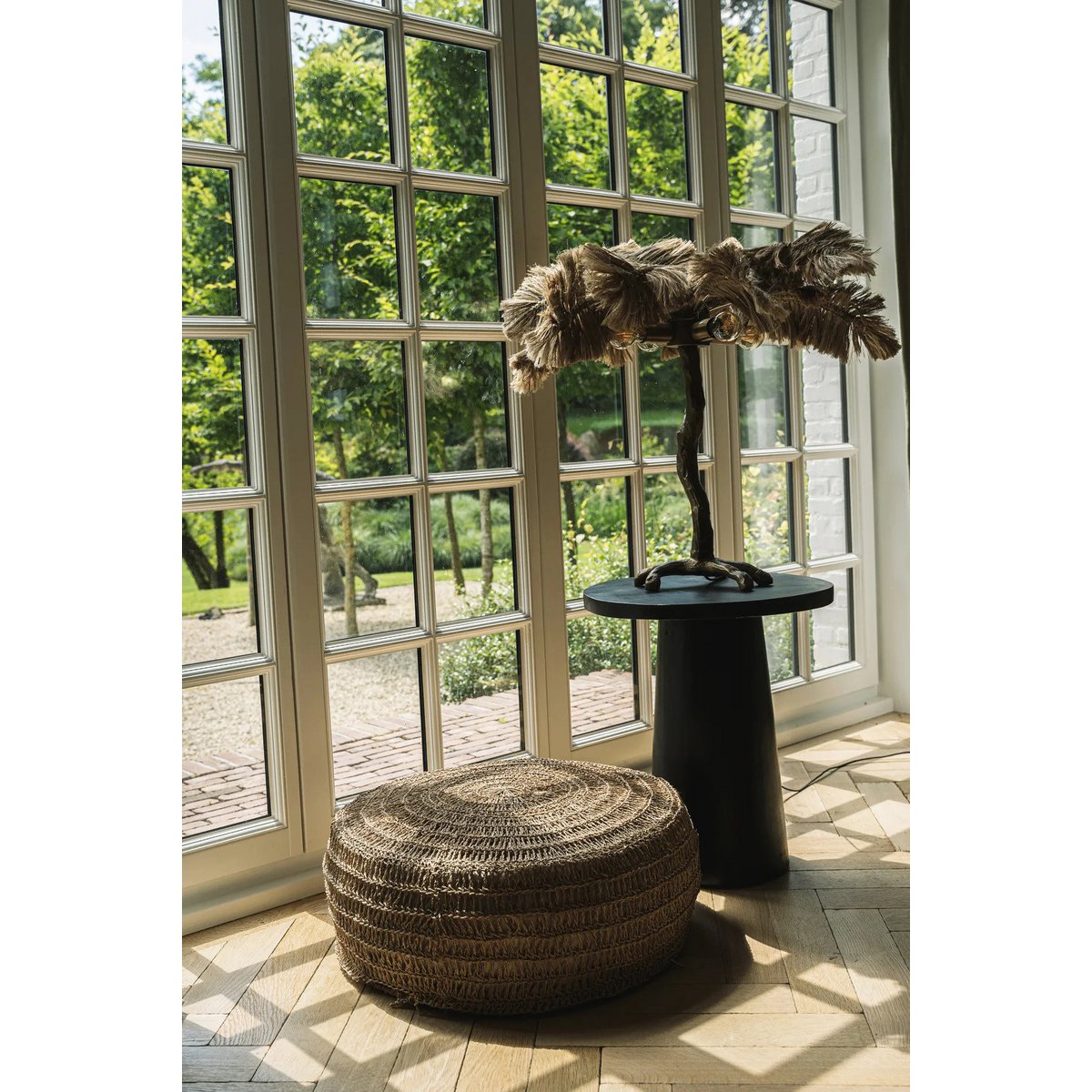 De Timber Conic Bijzettafel - Zwart - 50