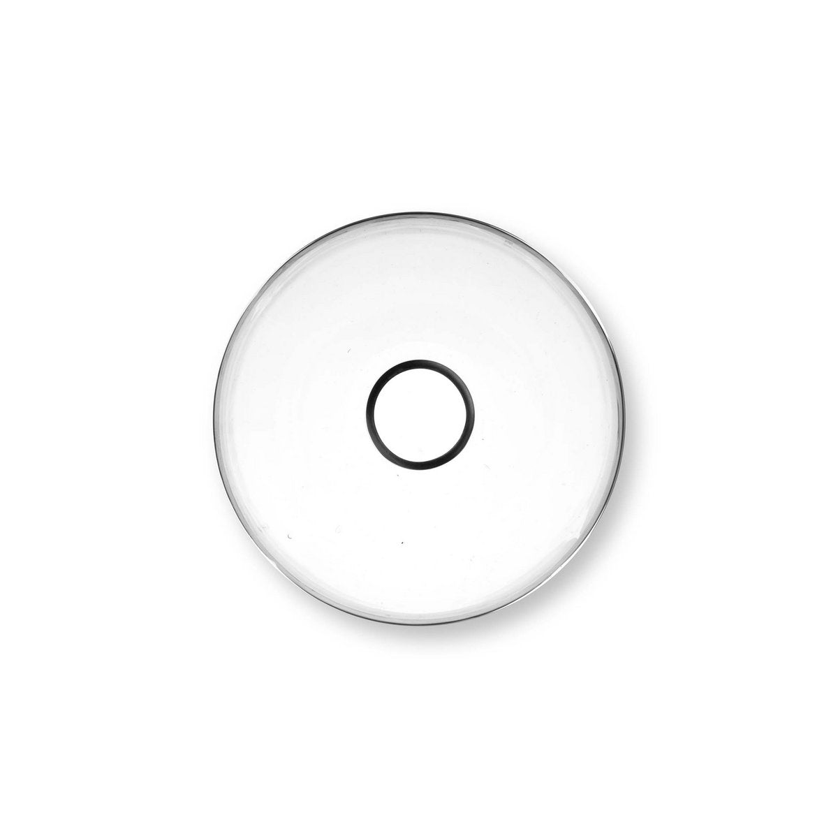 Vase Glass Round 26.5x34.5cm